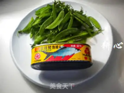 Make The beanfish fried Dutch beans step 0