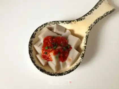 Make Garlic spicy tofu step 7