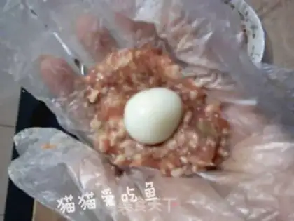Make Pearl rice balls step 5