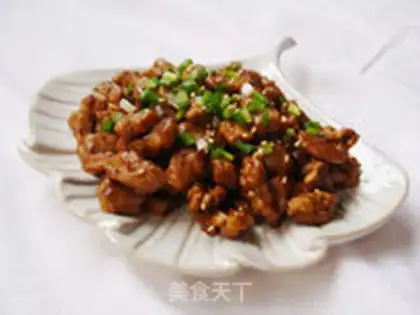 Make walnut fried meat step 7