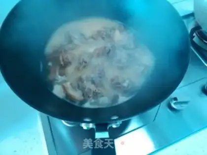 Make A white radish beer and duck soup step 5