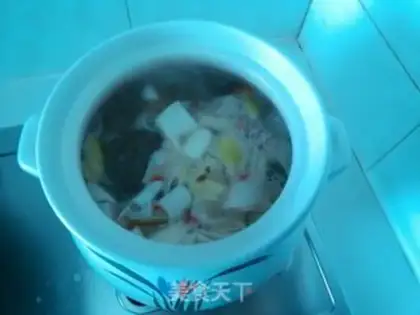 Make A white radish beer and duck soup step 6