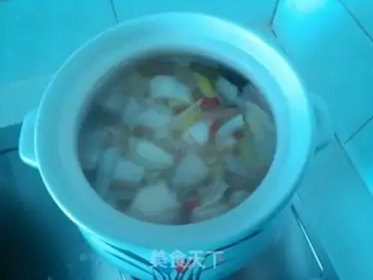 Make A white radish beer and duck soup step 7