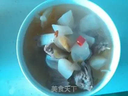 Make A white radish beer and duck soup step 8