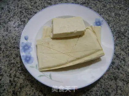 Make Tofu dry-burn thunder step 1