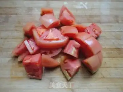 Make Tomato egg noodles step 1