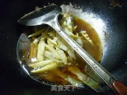 Make Burn the yellowfish at the top step 6