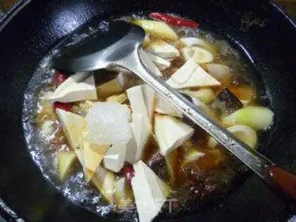 Make Tofu dry-burn thunder step 8