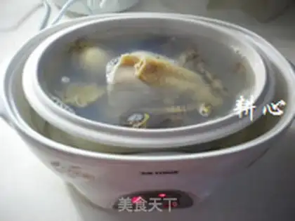 Make Abalone chicken soup step 5