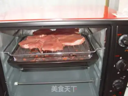 Make Honey sauce and roast meat step 9