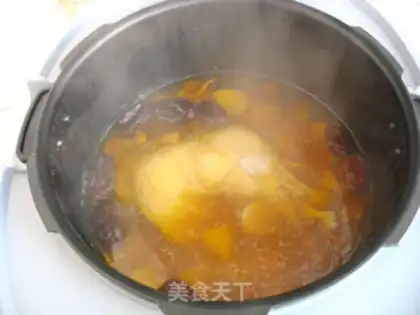 Make Chicken soup from Worm Herbs Mountain step 5