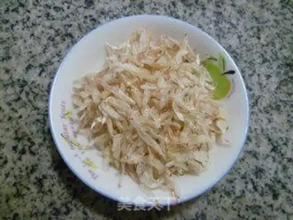Make Shrimp, fried quail eggs step 2