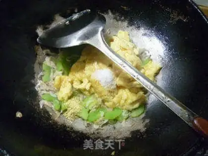 Make Shrimp, fried quail eggs step 9
