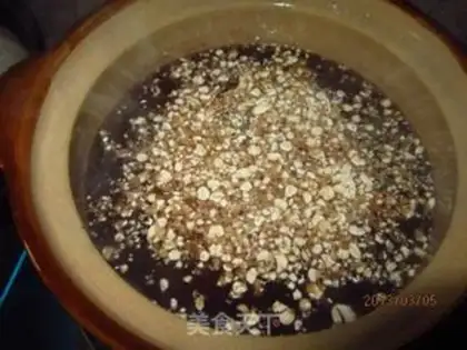 Make Black bean oatmeal step 4