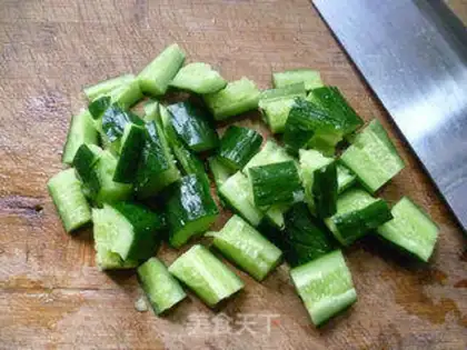 Make Precious cucumber step 2