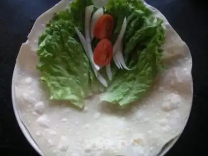 Make Mexican chicken rolls step 7