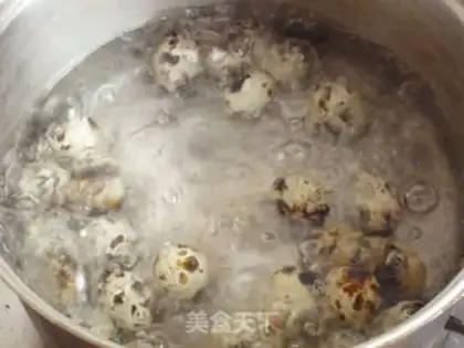 Make Five quail eggs step 3