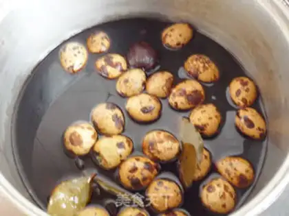 Make Five quail eggs step 9