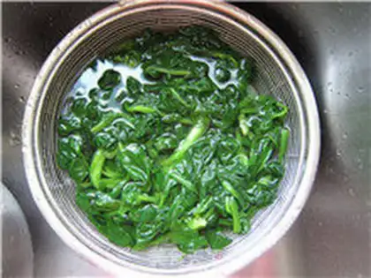 Make Spinach box step 3