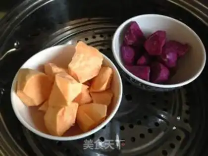 Make Honeyed potatoes step 1