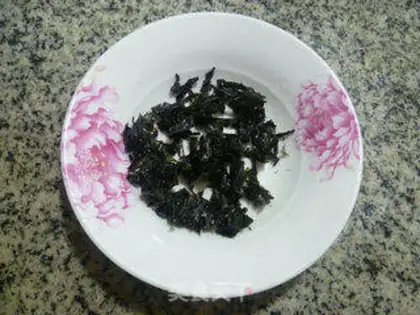 Make Crayfish tofu step 2