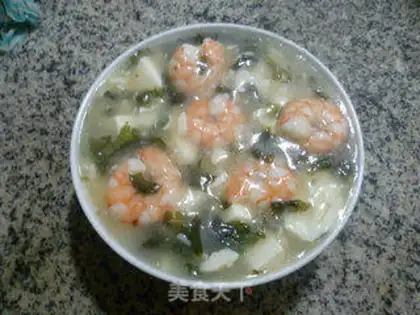 Make Crayfish tofu step 9