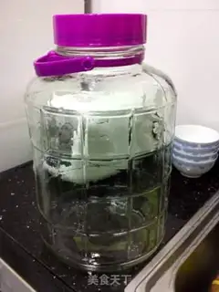Make Green plum wine step 1