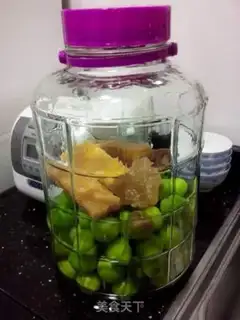 Make Green plum wine step 6