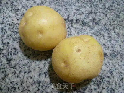 Make Potato-burning melon step 1
