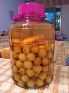 Make Green plum wine step 9