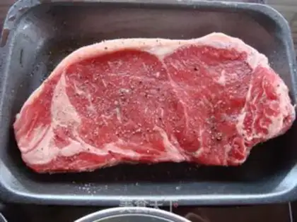 Make New York steak step 7