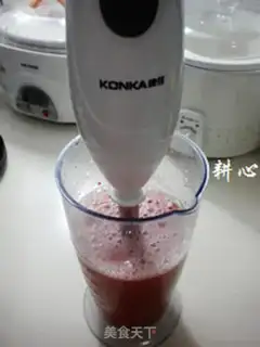 Make Fresh strawberry juice step 5