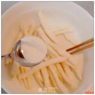 Make Seafood mushroom sesame sticks step 2