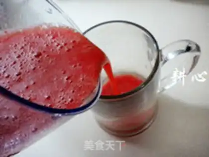 Make Fresh strawberry juice step 6