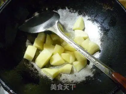 Make Potato-burning melon step 8