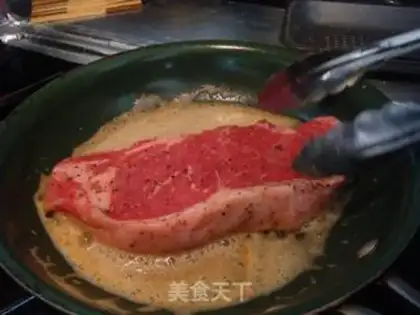 Make New York steak step 9
