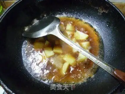 Make Potato-burning melon step 10