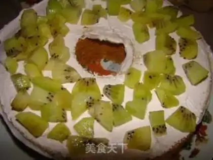 Make Strawberry fruitcake step 17