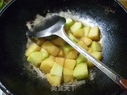 Make Potato-burning melon step 14