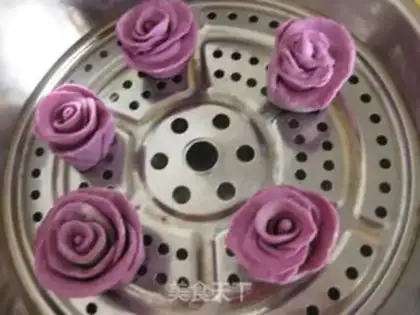 Make Potato rose buns step 10