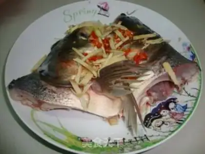 Make Tea and steam fish heads step 1