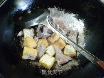 Make Tofu fried liver step 10