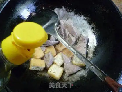 Make Tofu fried liver step 11