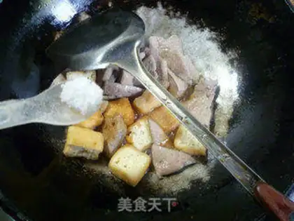 Make Tofu fried liver step 12