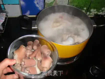 Make Two bean pigtail pot step 4