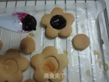 Make Blueberry jam cookies step 8