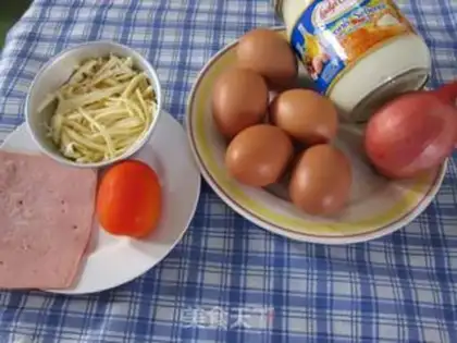 Make Cheese cream om eggs step 0