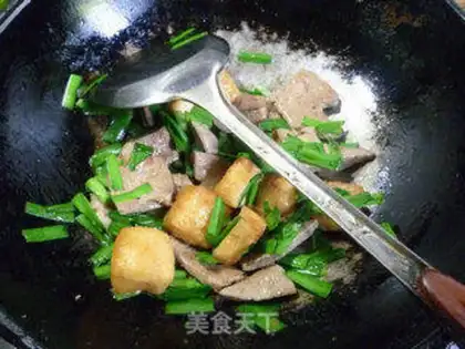 Make Tofu fried liver step 14