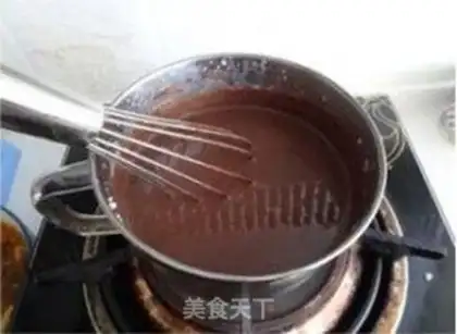 Make Chocolate cheese mousse step 14