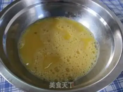 Make Cheese cream om eggs step 2